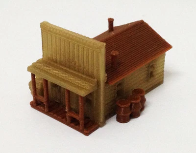 Outland Models Train Railway Layout Building Old West House / Shop N Scale 1:160 - Image 1 of 3