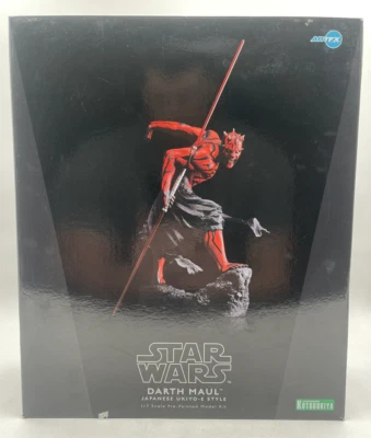 Estatua PVC Kotobukiya Star Wars Darth Maul Japonés Estilo Ukiyo-E Escala 1/7 Foto 1 de 4