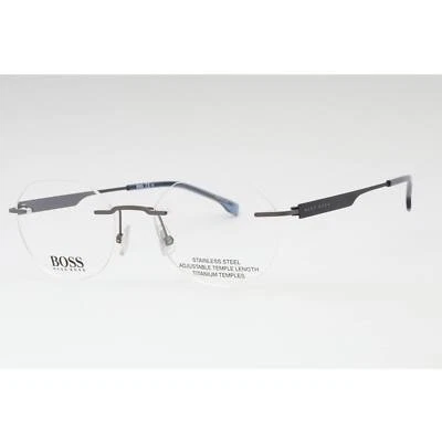 Gafas para hombre Hugo Boss mate azul rutenio geométricas BOSS 1265/D 09T9 00 Foto 1 de 2