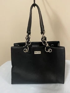 Laura Jones Womens Black Handbag - Picture 1 of 16
