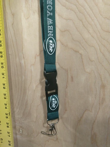 New York Jets Football Team NFL Green Lanyard Key Ring Keychain Cover
