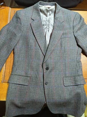 Abrigo Blazer Deportivo Vintage Jaeger Para Hombres Tweed Retro 100% Lana Chaqueta Deportiva Talla 42 Foto 1 de 4