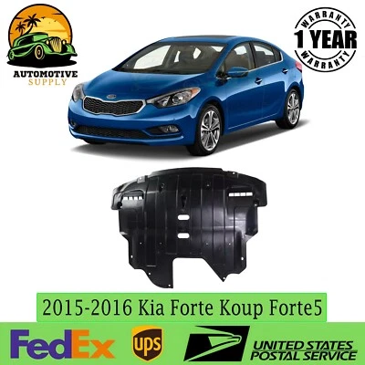 Protector contra salpicaduras del motor delantero bajo cubierta para Kia Forte & Forte 2015-16 5/15 Koup Foto 1 de 4