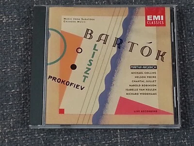 Bartók, Liszt, Prokofiev: Music from Saratoga by Martha Argerich (EMI CD, 1999) Foto 1 de 4