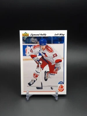 1991 Upper Deck Canada Cup UD Logo Hologram Ziggy Palffy Zigmund #16 Rookie RC - Image 1 of 2