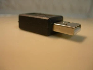 USB A 2.0 MALE TO MICRO USB 5 PIN FEMALE PLUG ADAPTER CONVERTOR! NEW! - Picture 1 of 6