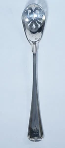1904 GORHAM Sterling Silver, Short Handle 5.75" Pierced Olive Spoon, OLD FRENCH - Picture 1 of 9
