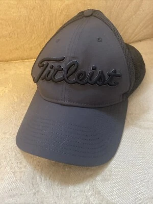Gorra Titleist FootJoy negra para hombre Pro V1 Golf FJ negra malla grande/XL ajuste flexible Foto 1 de 4