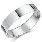 Kobalt Ehering Verlobungsring 5mm Band Herren Damen Ring Flach Court Ring