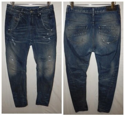 DIESEL Women's Fayza Relaxed-Boyfriend Low Waist Jeans. Size W25 L32 - Image 1 of 4