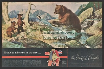 Oso pardo Chrysler 1944 Segunda Guerra Mundial con cachorros Centerfod AD Foto 1 de 3