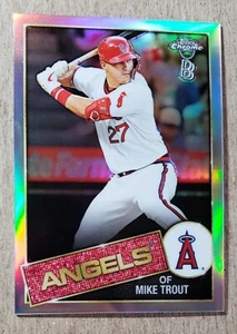 2020 Topps Chrome Ben Baller Edition 1985 Insert Mike Trout Angels #85TC-1 - Picture 1 of 2