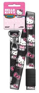 Hello Kitty LANYARD keychain Black Pink Hello Kitty BREAKAWAY Authentic SANRIO - Picture 1 of 3