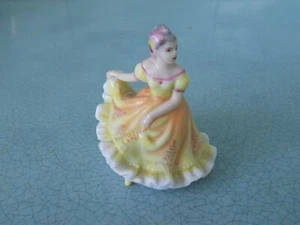 ROYAL DOULTON PORCELAIN MINIATURE LADIES FIGURINE - NINETTE - M206 - 2003