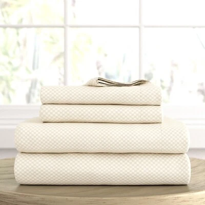 4 Piece Bed Sheet Set by  Kaycie Gray Hotel Collection - Image 1 of 4