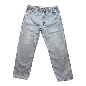 Vintage Levis 550 Mens Jeans 42x32 Light Wash High Rise 100% Cotton Y2K - Picture 1 of 8
