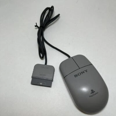Used SONY Play Station Mouse controller SCPH-1030 PS1 Gray Body Only - Image 1 of 2