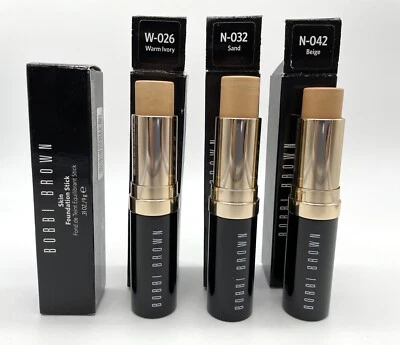 Base en barra Bobbi Brown Skin .31 oz/9 g nueva en caja ~ elige tu tono Foto 1 de 4