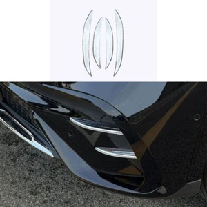 Fit For Benz GLC X254 2023-2024 ABS Chrome Front Fog Light Lamp Strip Trim 4PCS - Picture 1 of 5