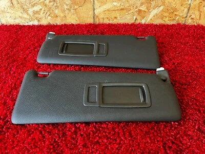 BMW F30 F36 F32 LADO IZQUIERDO Y DERECHO PARASOL PANEL NEGRO CONJUNTO OEM 90K Foto 1 de 4