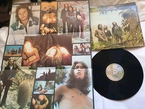 America - Hat Trick LP Vinyl 1973 Warner Bros Gatefold with Poster Free Postage - Picture 1 of 14
