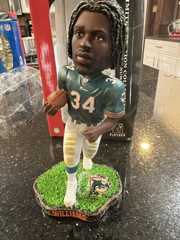 Miami Dolphins Ricky Williams foco action Bobblehead Cover