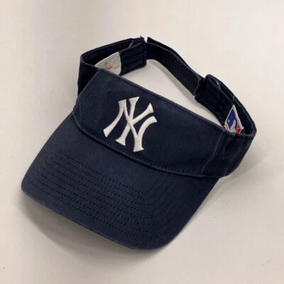 New York Yankees classic blue cotton sun golf visor NY - Image 1 of 4