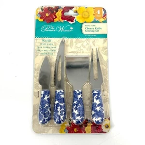 The Pioneer Woman Cheese Knife Set Heritage Floral for Charcuterie Board Classic - Picture 1 of 9