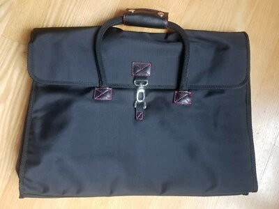 LAST CALL ** NWOT Victoria's Secret Him Mens Bag Black Canvas Large Carryall - Image 1 of 4