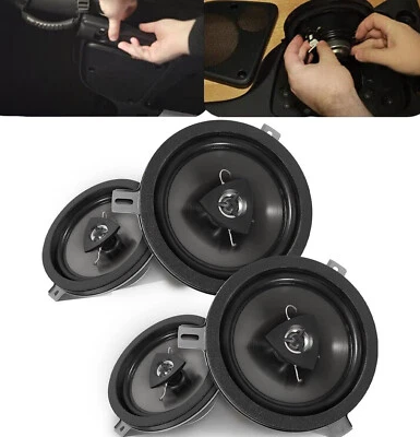 4 Pack Kicker Speaker Upgrade For 2007-2018 Jeep Wrangler JK JKU, 77KICK10 - Image 1 of 4