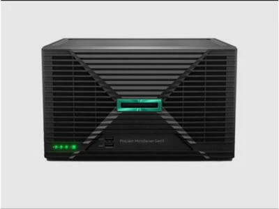 HPE ProLiant MicroServer Gen11 G7400 2c 16GB-U 4LFF-NHP 1TB HDD 180W Ext PS NA C - Image 1 of 2