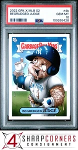 2022 GARBAGE PAIL KIDS X MLB #4b BEGRUDGED AARON JUDGE SERIES 2 PSA 10 - Picture 1 of 4