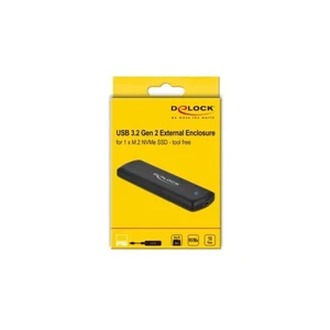 DELOCK 42615 Obudowa zewnętrzna do dysku SSD M.2 NVMe PCIe z USB typu C (mk) - Zdjęcie 1 z 3