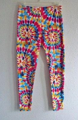 Leggings de tiro alto elásticos al tobillo No Boundaries tinte multicolor talla M (7-9) Foto 1 de 4