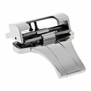 20MM DEPLOYMENT BAND CLASP BUCKLE FOR PANERAI 22MM LEATHER STRAP POLISH S.STEEL - Picture 1 of 5