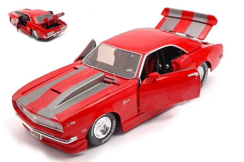 Chevrolet Camaro Z28 1968 Classic Muscle Red 1:24 MAISTO 32508R - Immagine 1 di 1
