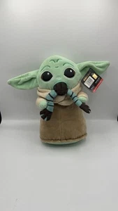 Star Wars The Mandalorian The Child Baby Yoda Grogu With Blue Frog Soft Toy 30cm - Picture 1 of 9