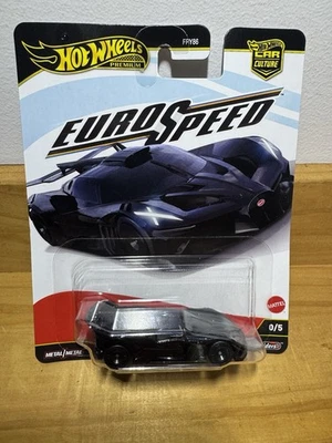 Hot Wheels Premium 2025 Euro Speed Bugatti Bolide Black Chase 0/5 Car Culture - Image 1 of 4