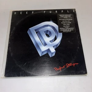 Deep Purple - Perfect Stranger LP Vinyl USA Shrink Hype 1984 Metal EX - Picture 1 of 6