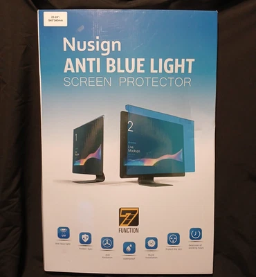 NUSIGN 23-24" Easy Hang Blue Light Blocking Screen Protector Panel for Desktop - Image 1 of 4