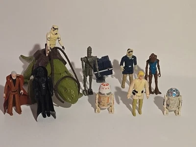 Kenner Star Wars 1977 a 1980 Dewback y 10 figuras más extras. Vintage Foto 1 de 4
