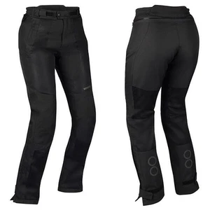 Bering Ladies Textile Trousers Alias Black Motorcycle Regular Leg - Picture 1 of 3