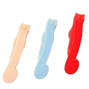 3 Pcs Silicone Bookmarks Clip Page Marker Cats Bookmarks for Book Lovers - Picture 1 of 8