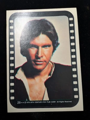 Han Solo Sticker 1977 Topps Star Wars Sticker #29 Card - Image 1 of 4