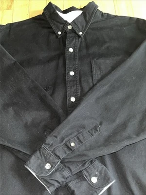 Camisa LS con botones Rod’s negra 17-35 para hombre Foto 1 de 4