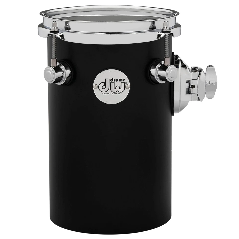DW Design Series Rata Tom 10x6 Black Satin w/TB12