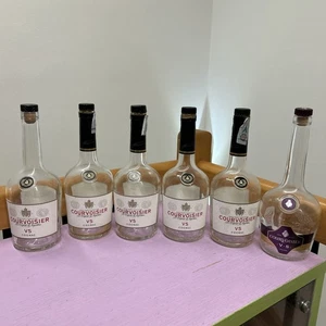 Cognac Courvoisier V.S. 70cl - 6 bottiglie vuote - Foto 1 di 7