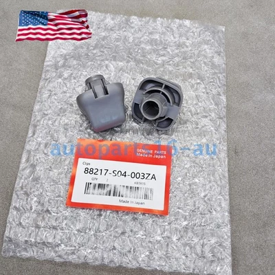OEM 2PCS Grey 74437 Sun Visor Clip Replacement Light Fits Honda 88217-S04-003ZA - Image 1 of 4
