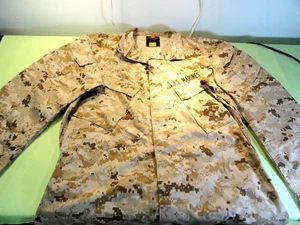 USMC U.S. MARINE CORP DESERT MARPAT JACKET COAT BLOUSE W/ EGA MEDIUM REGULAR 657 - Picture 1 of 13