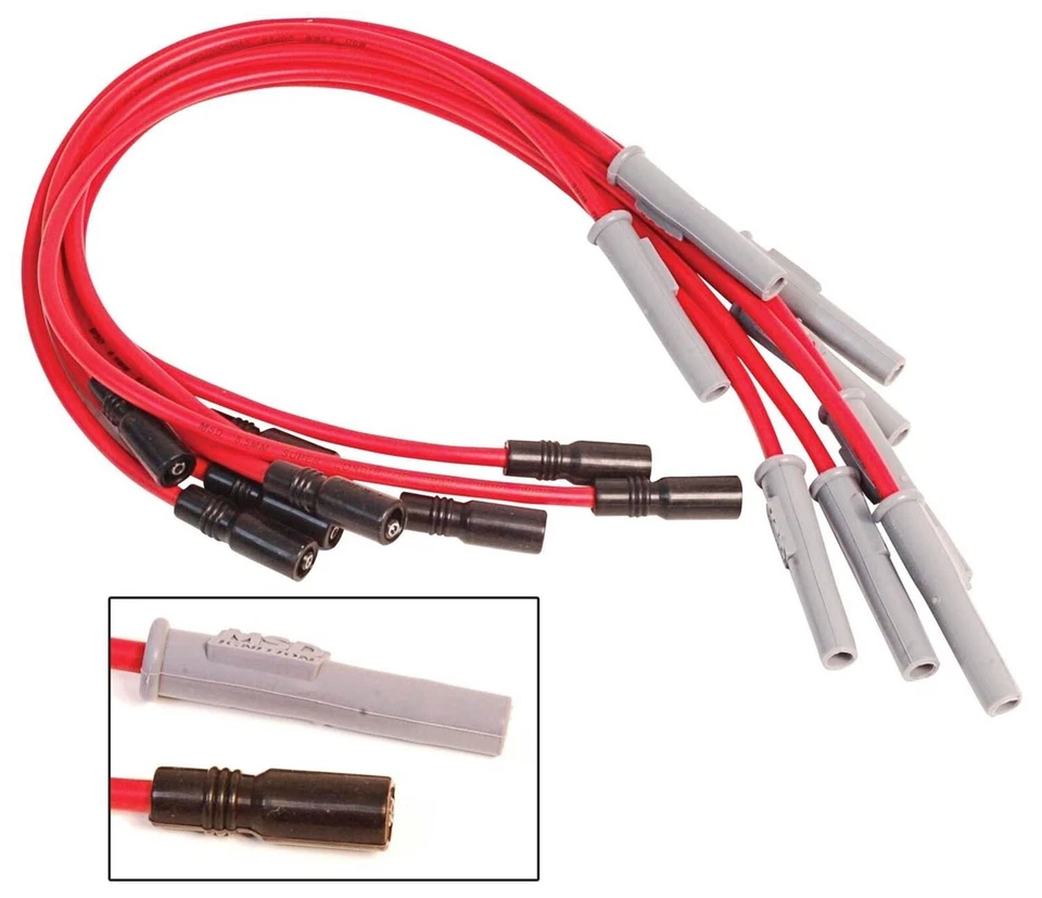 MSD 32109 Red 8.5mm Spark Plug Wire Set for Chevrolet / GMC C3500 & K3500 Dually — 第 1/3 张图片